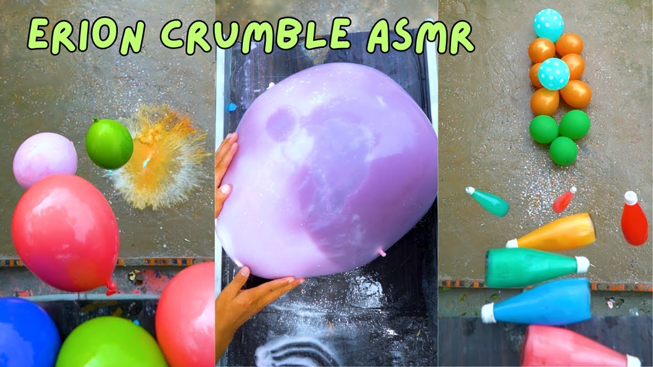 Most 10000 Amazing Balloons Drop & Break | Glass Bottle ASMR Sounds