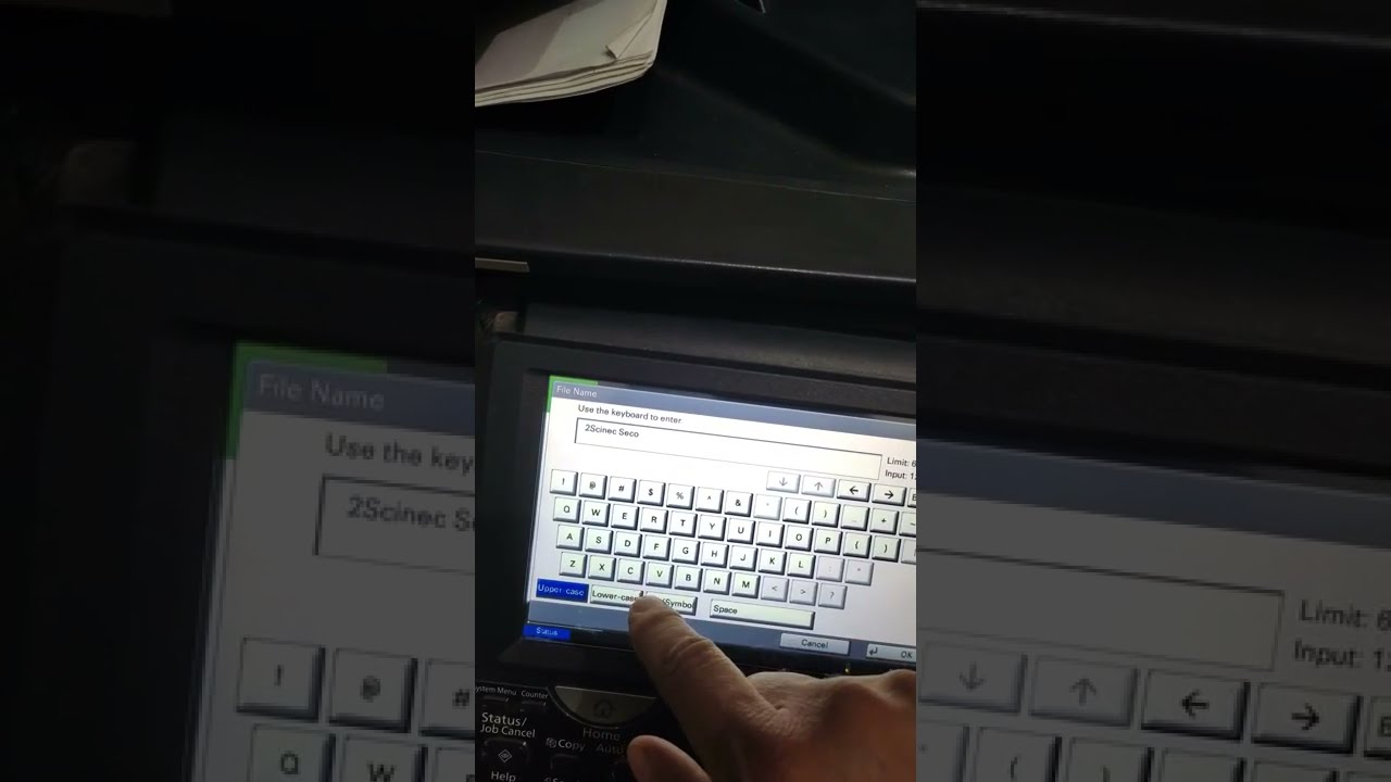 لتخزين مذكرة او ملف داخل ماكينة تصوير كيوسيراStoring file in  kyocera taskalfa