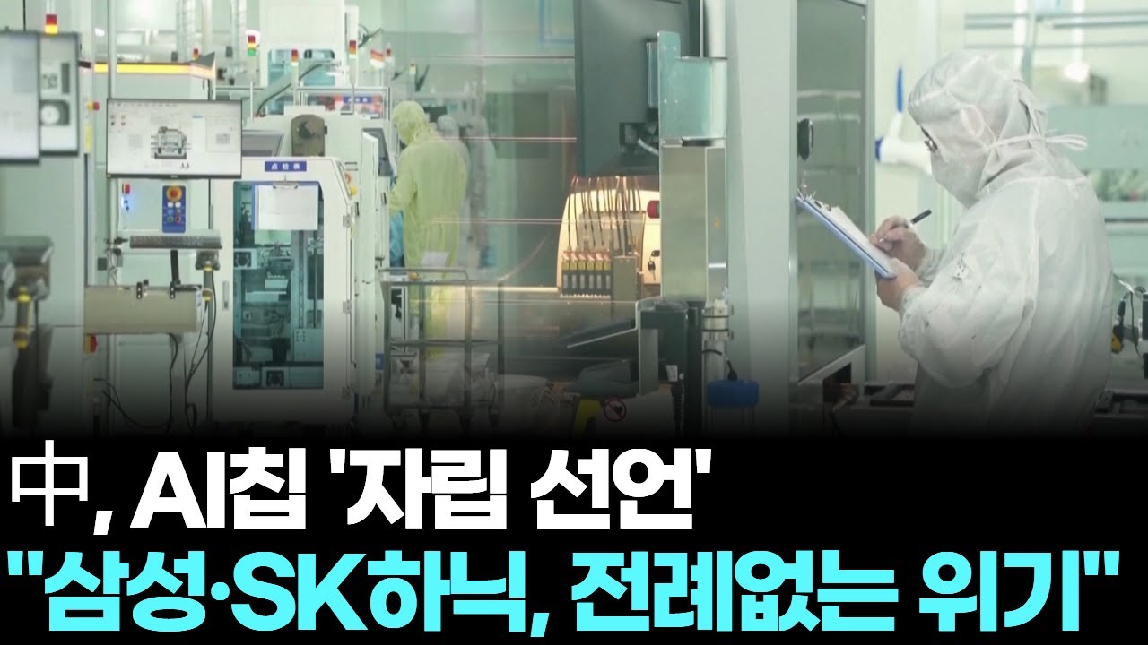 中, AI칩 '자립 선언'...