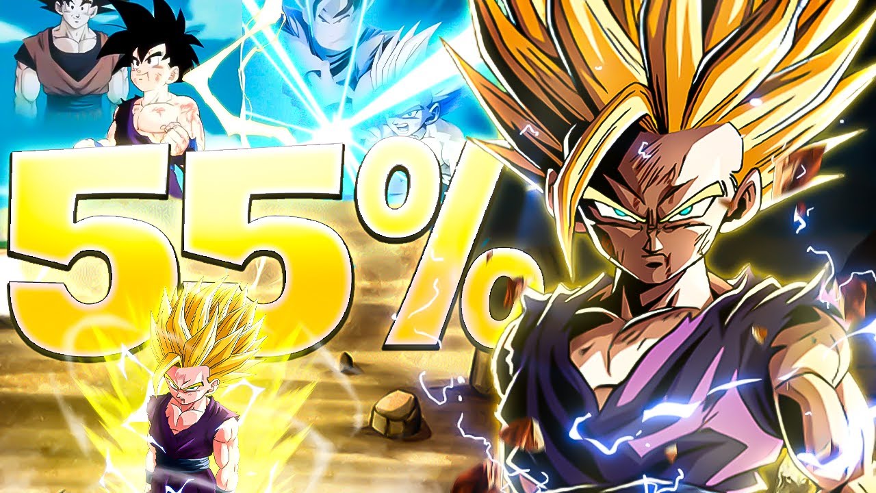 WTF HE IS A MONSTER!! LR PHY SSJ2 Gohan 55% First Look | Dragon Ball Z Dokkan Battle