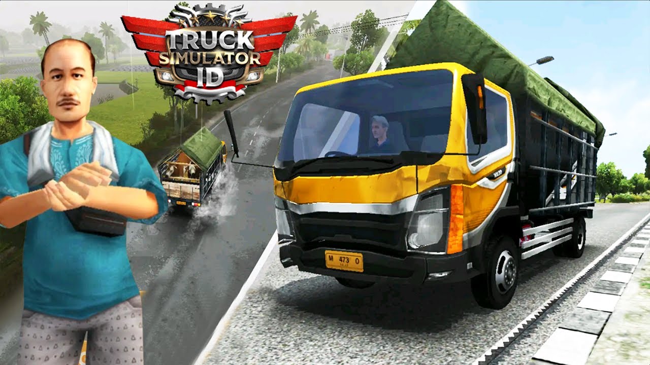 AKU JADI SUPIR TRUK SAMBIL NGABUBURIT! Truck Simulator Indonesia