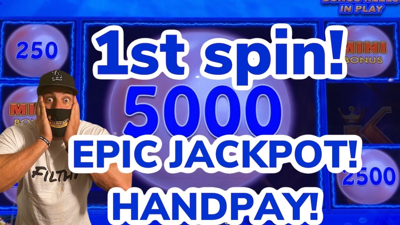 1ST SPIN HANDPAY! MAGIC PEARL!