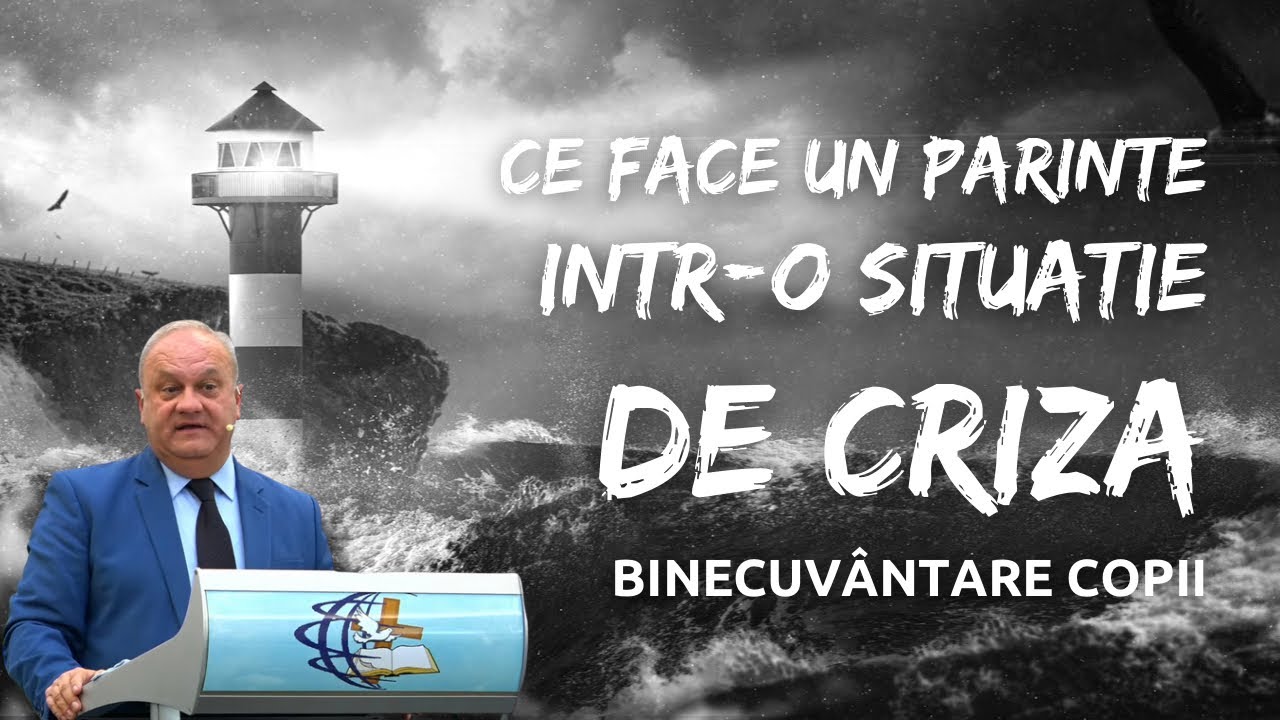Gabi Izsak - Ce face un parinte intr-o situatie de criza?