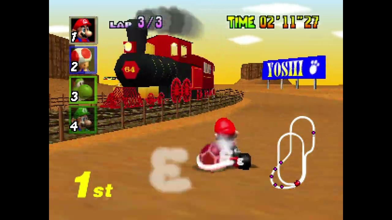 Longplay: Mario Kart 64 (1997) [N64] - 4K/60