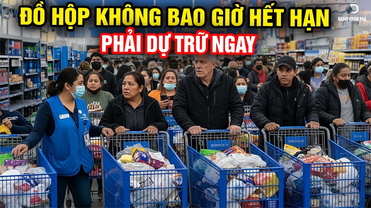 10 loại thực phẩm đóng hộp KHÔNG BAO GIỜ hết hạn — nên dự trữ ngay