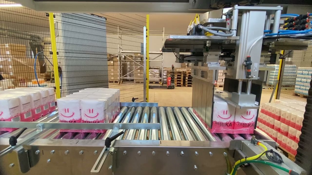 Linea Automatica di Pallettizzazione per fardelli di farina | Europack srl