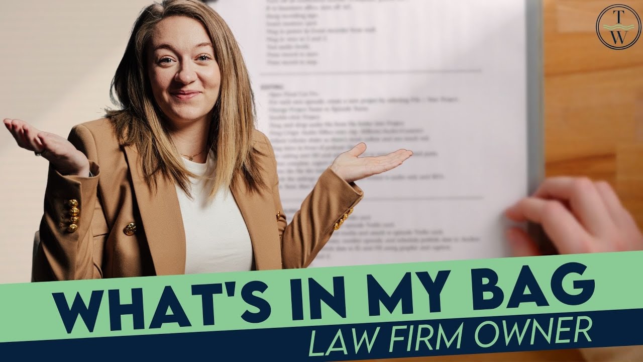 What's In My Bag? [2022 Lawyer Edition]
