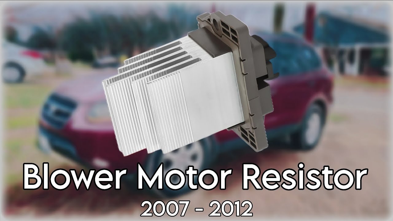 Santa Fe Blower Motor Resistor Replacement (Hyundai 2007 - 2012)