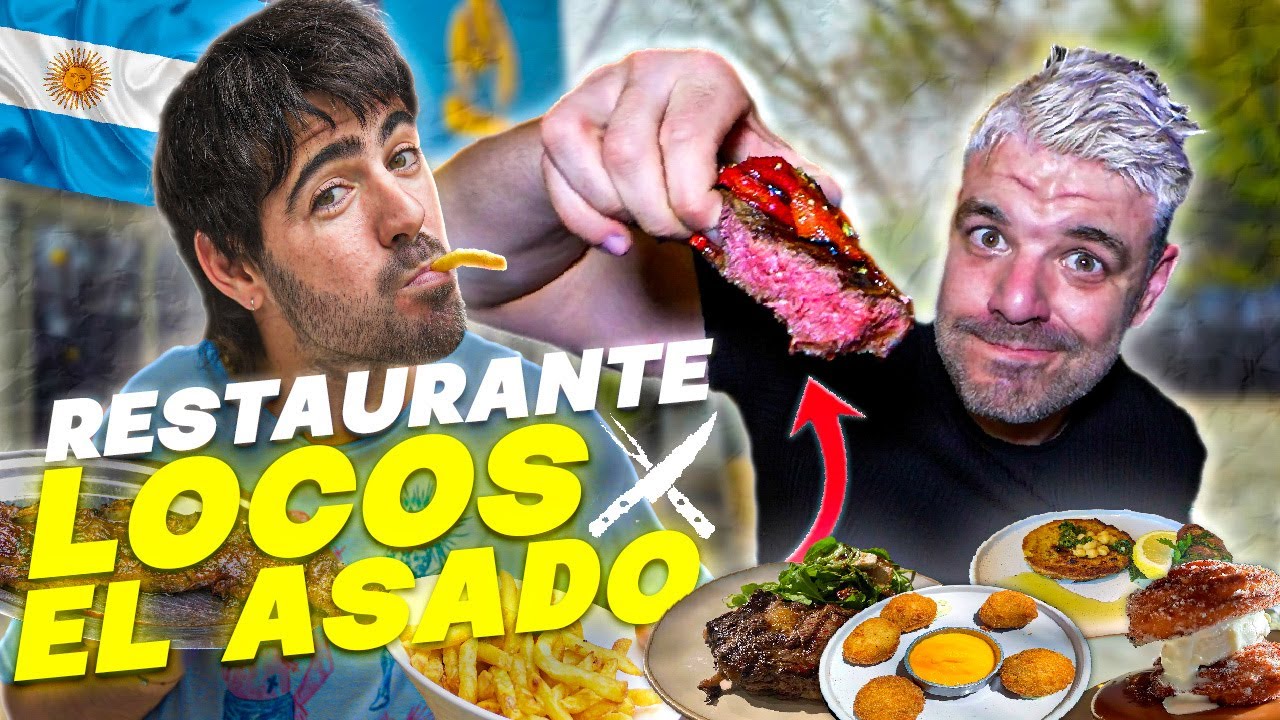 COMIENDO EN EL RESTAURANTE de LOCOS X EL ASADO! 🥩 VS EL MEJOR RESTAURANTE de ARGENTINA 