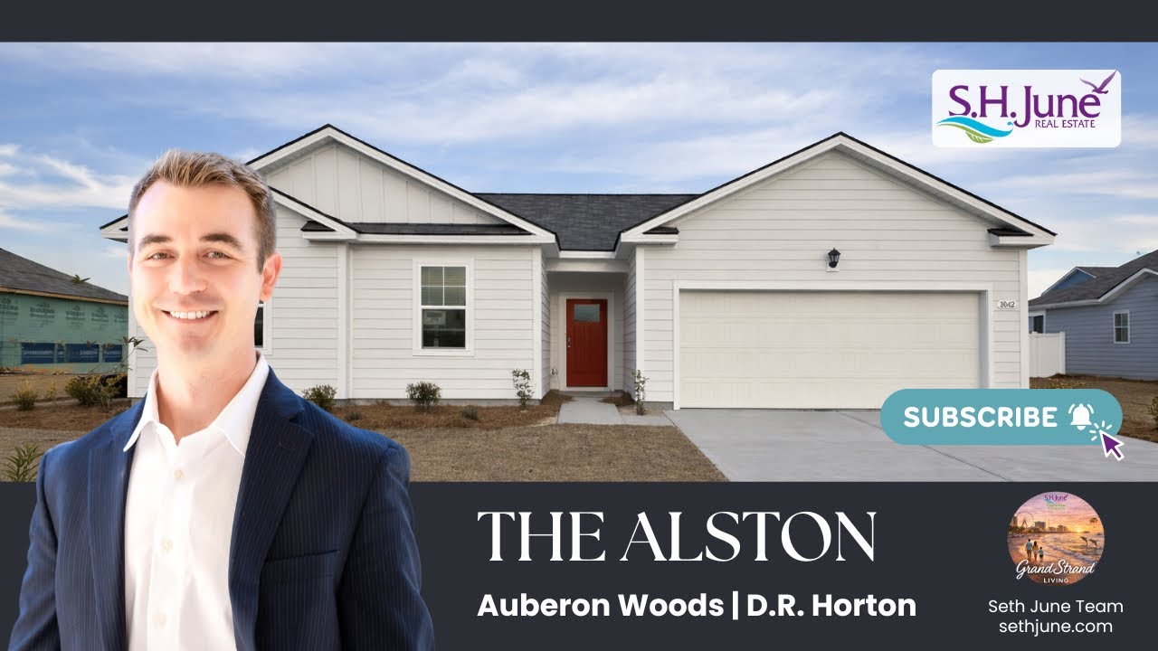 Alston Floor Plan by DR Horton | Auberon Woods Community in Conway SC | 3 bed 2 bath