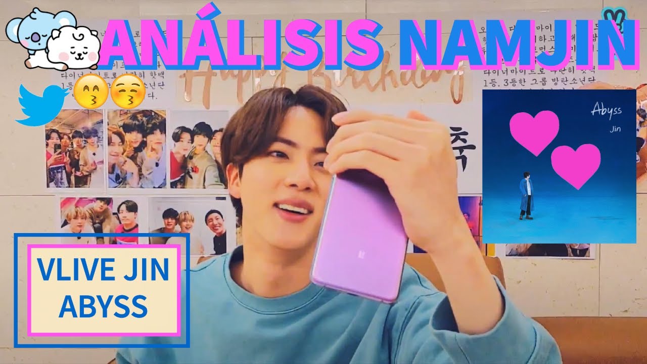 [ENG SUB] NAMJIN Analysis 🐨💕 (VLIVE JIN Bhirthday - Abyss)