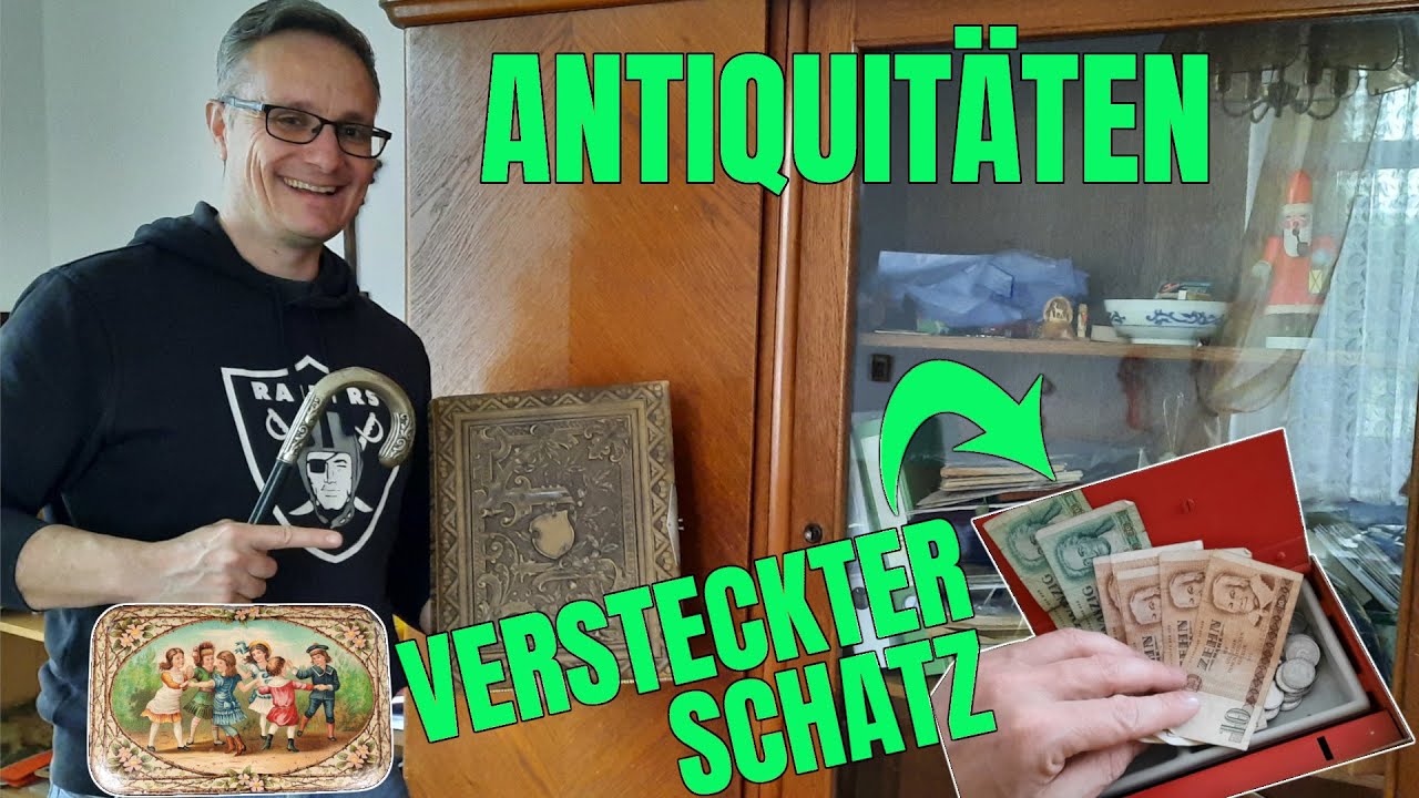 Unglaublich! 🤯 HAUSHALTSAUFLÖSUNG mit ANTIQUITÄTEN & kleinem SCHATZ💎 | antikes Album, DDR Katalog