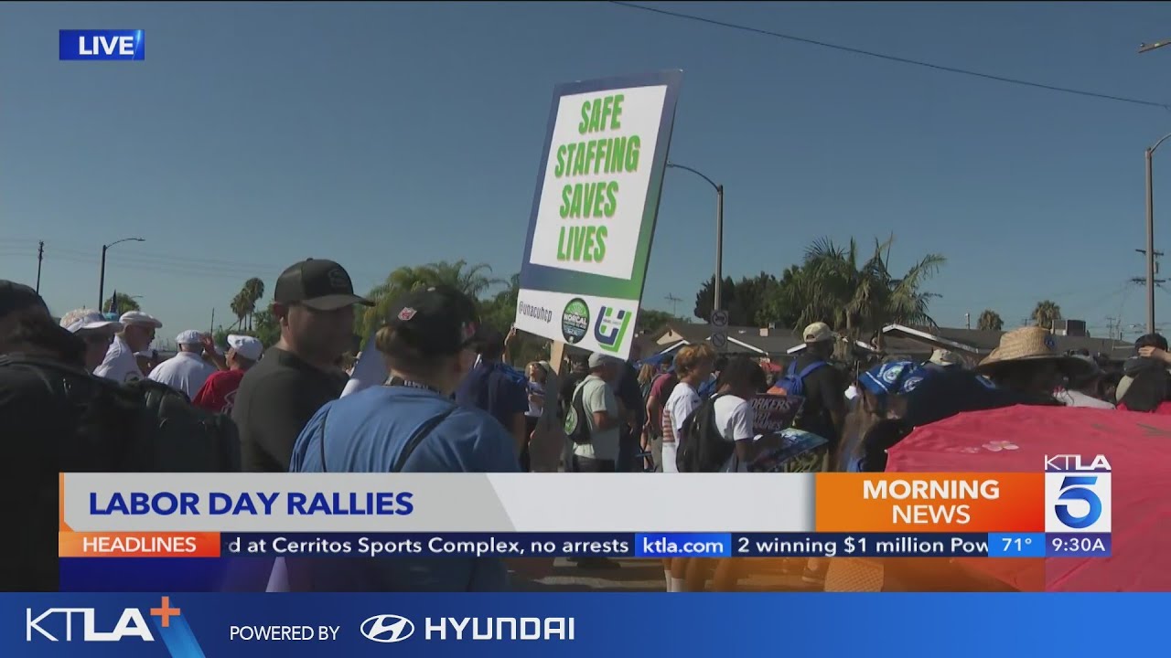Workers rally against ‘billionaire takeover’ on Labor Day