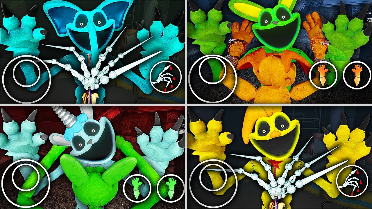 PROTOTYPE vs ALL BOSSES - Bubba Bubbaphant, Hoppy Hopscotch, Craftycorn -  Poppy Playtime Chapter 4