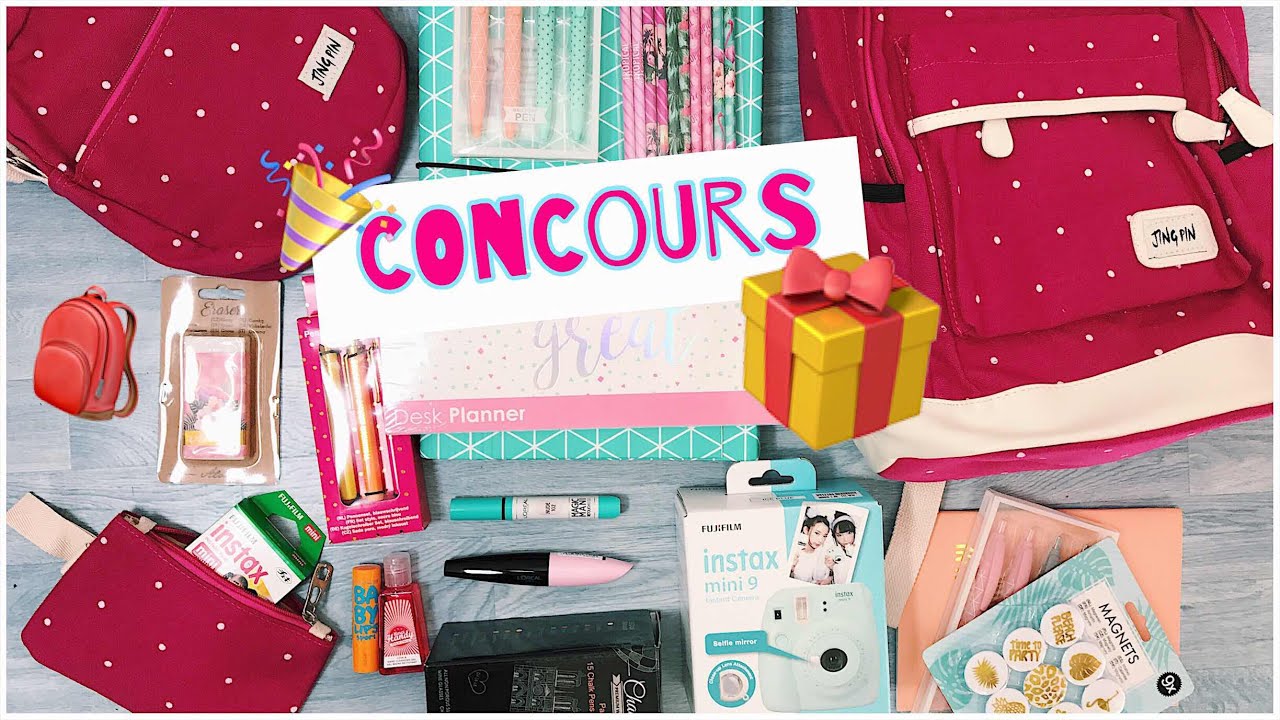 📚 BACK TO SCHOOL 2017 🎒 ▷ BIG Concours !!! 🎁