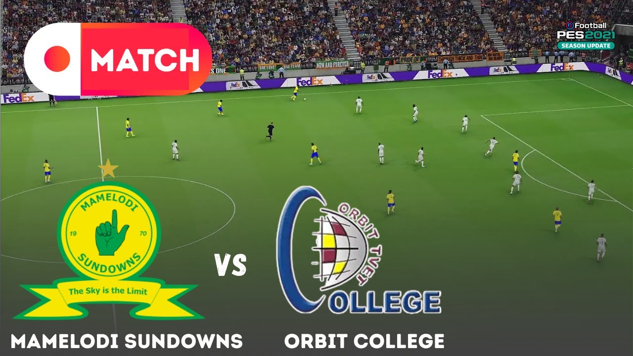Mamelodi Sundowns vs Orbit College | Premiership 2025 Match Simulation | eFootball PES 21 Gameplay