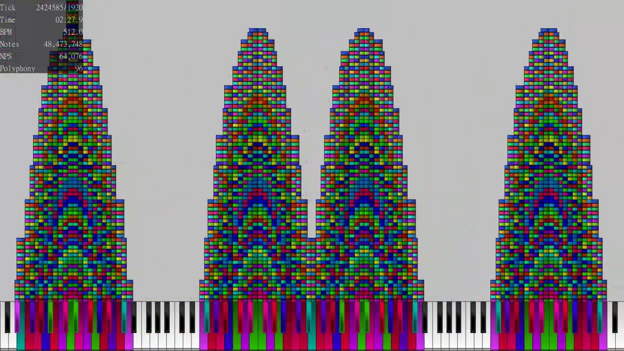 [Black MIDI] Challenge II.mid | ~ ooo 000