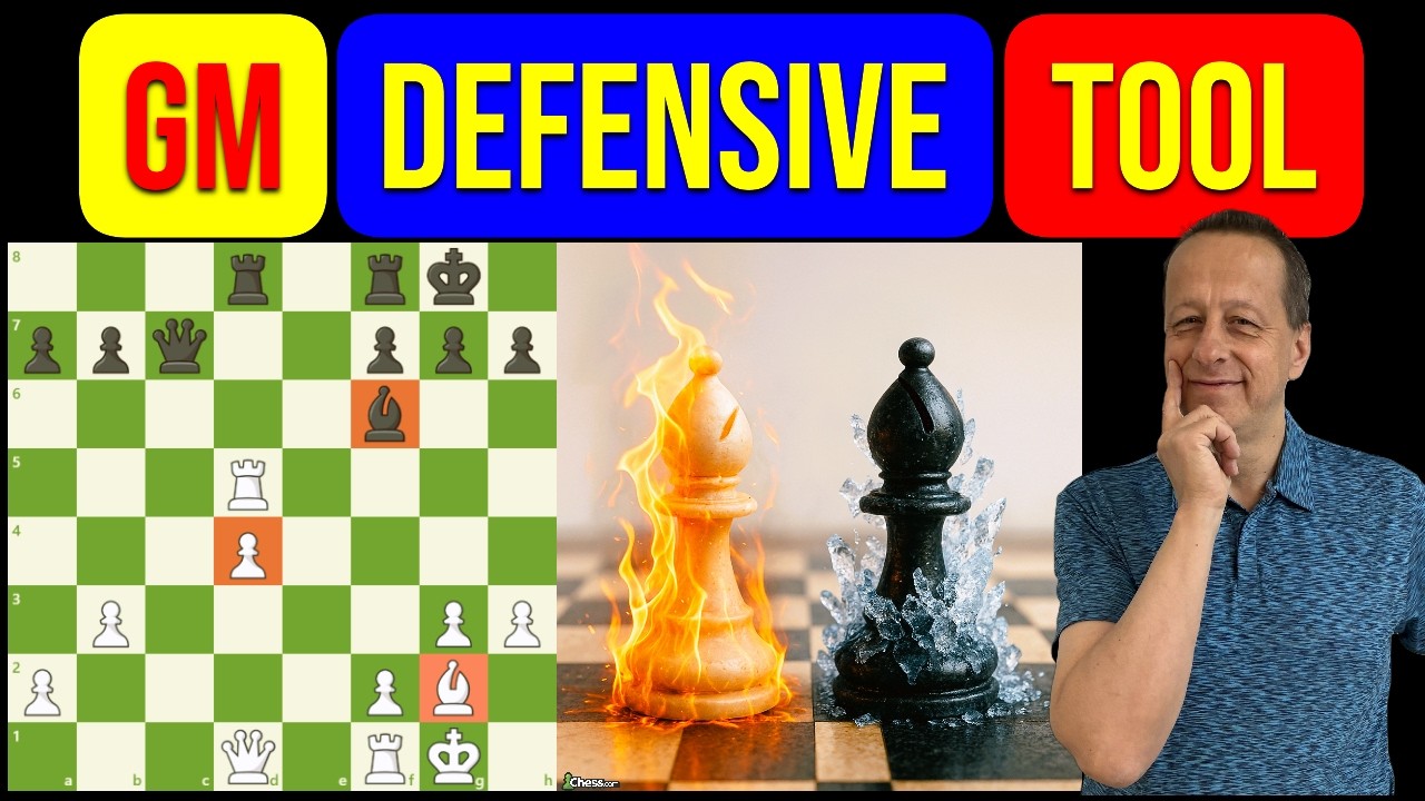 Chess Strategy Explained: Defending with Opposite Colored Bishops