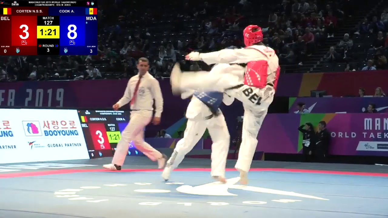 Aaron Cook (MDA) Vs N.S.S. Corten (BEL) || -80KG || WTC Manchester 2019