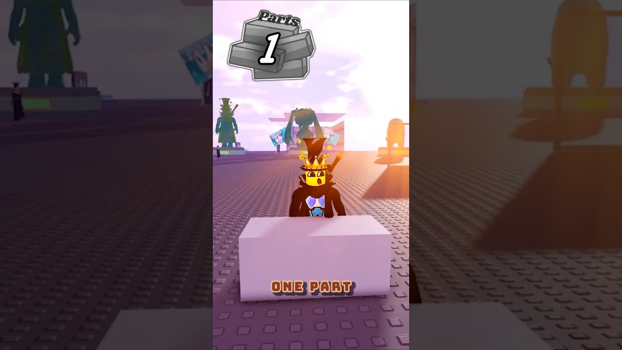 How Many Parts to Make a Desk | #roblox #robloxstudio #speedbuild