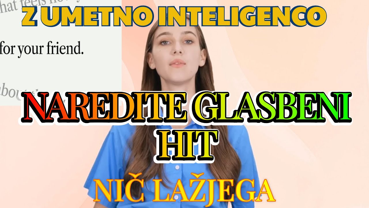Kako Ustvarite Pesem s pomočjo umetne inteligence? S  Suno AI