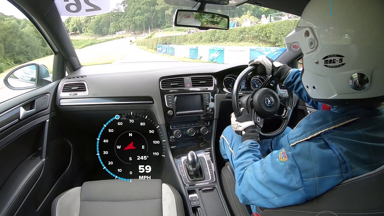 Golf R Shelsley Walsh hillclimb 11.07.19 Timed Run 1 - 32.82 seconds.