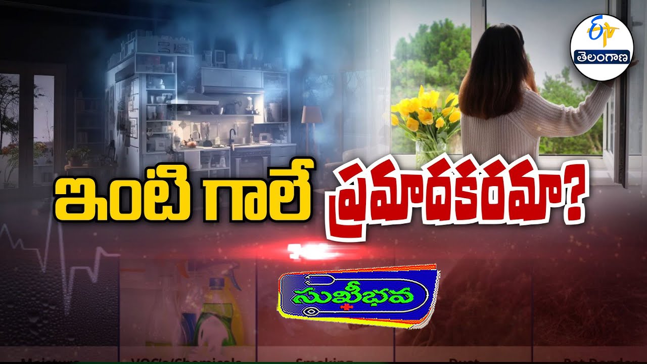 ఇంటి గాలే ప్రమాదకరమా? | Is the Air inside our homes dangerous? | Sukhibhava | ETV Telangana