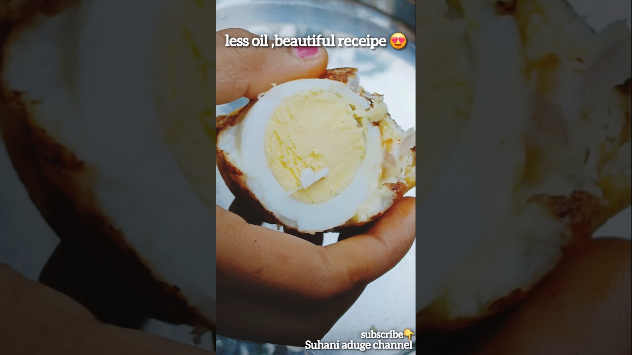 🤔less oil egg recipe 
