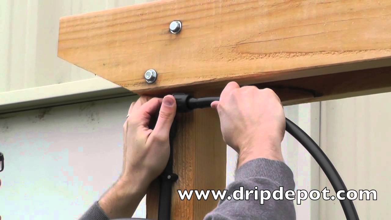 How to Install a Drip Irrigation System for Hanging Baskets