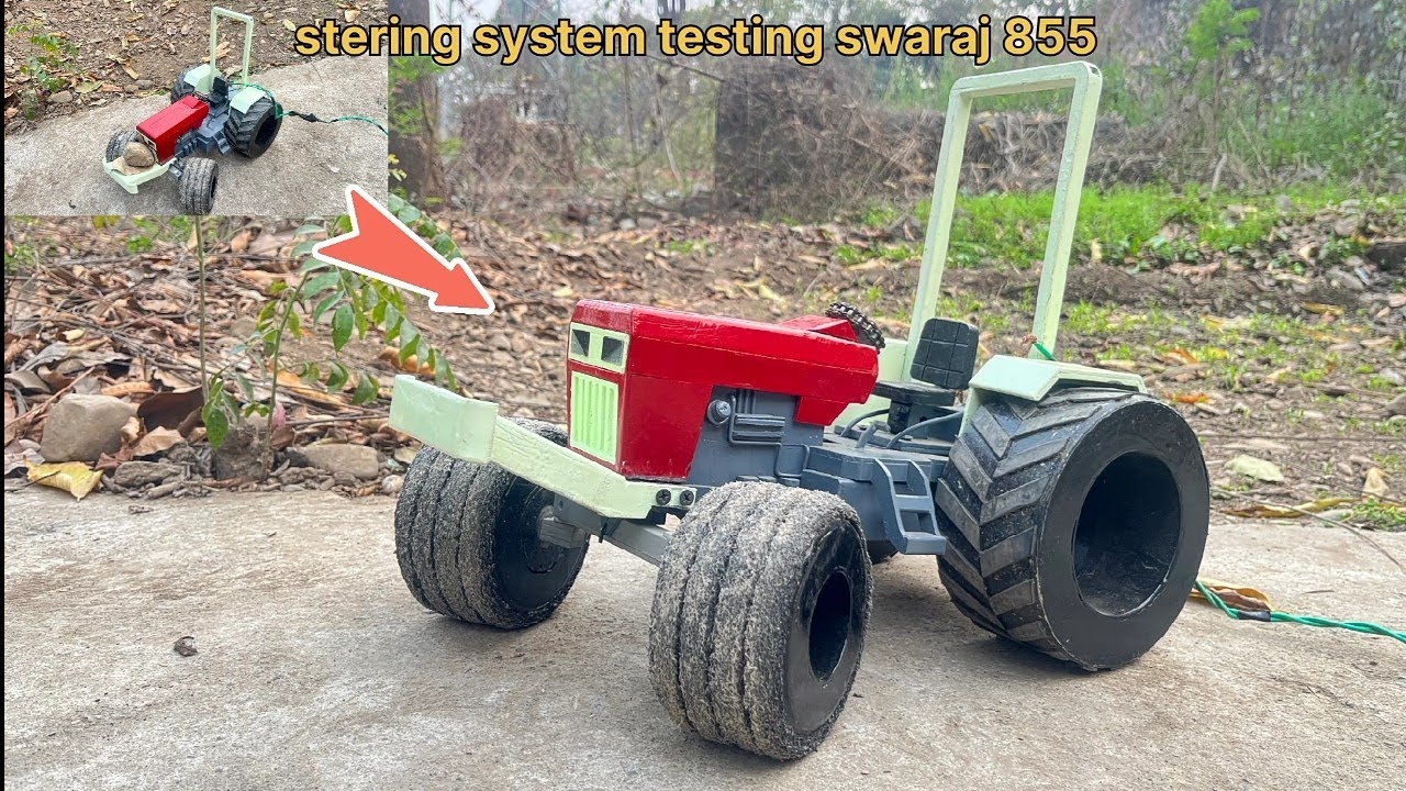 Swaraj rc tractor🚜 stering system testing