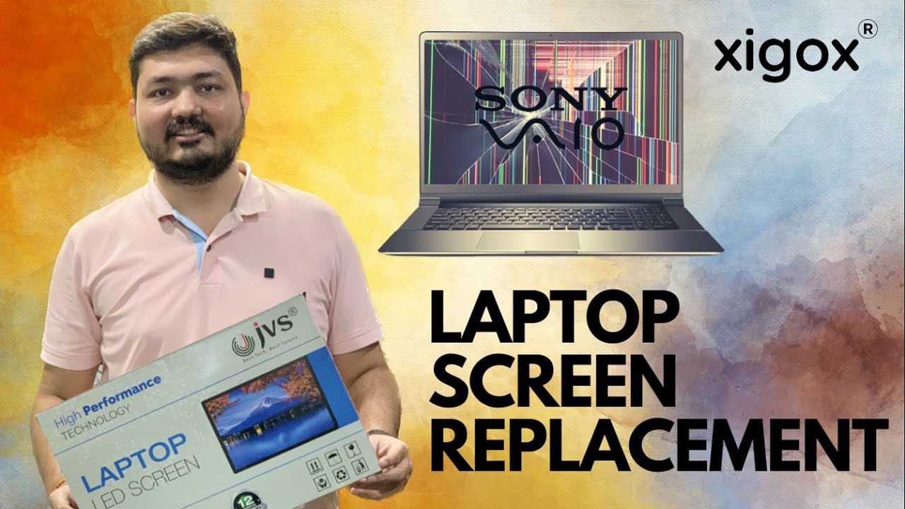 How to Replace Sony Vaio Laptop Screen (PCG-71811W) | LAPTOP SCREEN REPAIR IN MUMBAI