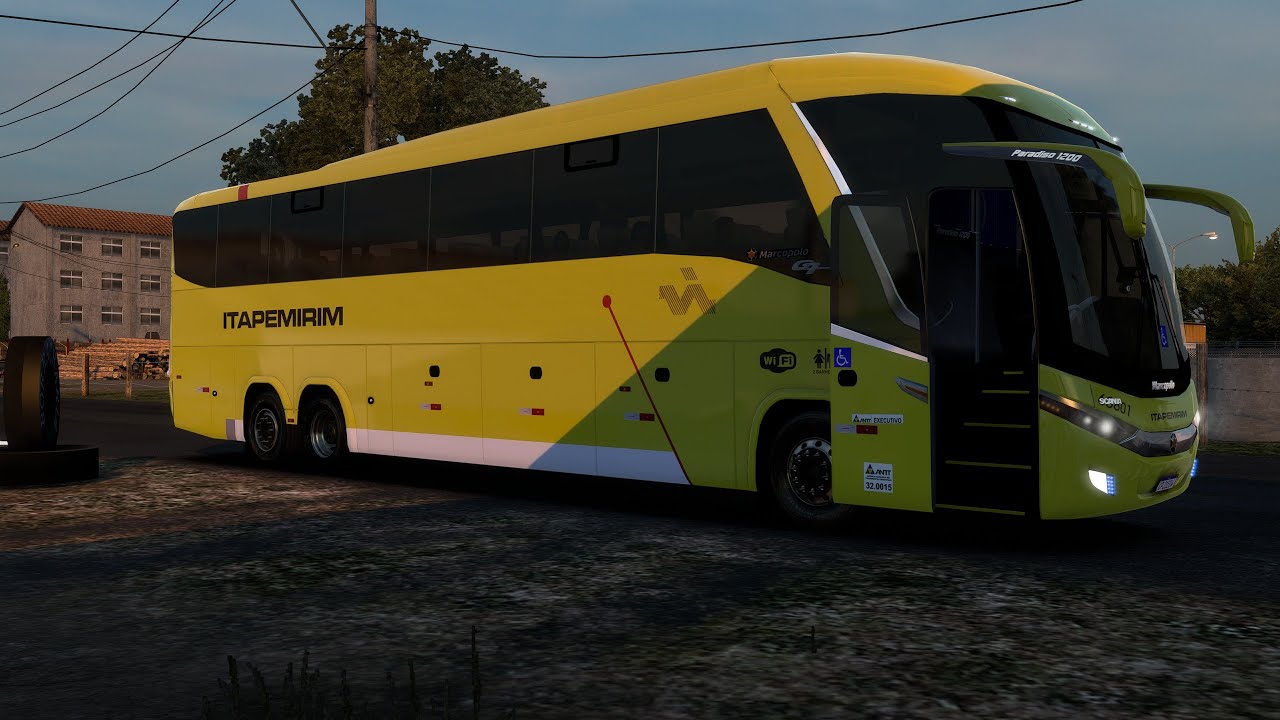 ETS 2 v1.57 Mapa RB De Catanduva SP Para Sao Carlos SP Mod Buss ModShop G1200 Facelift SCANIA