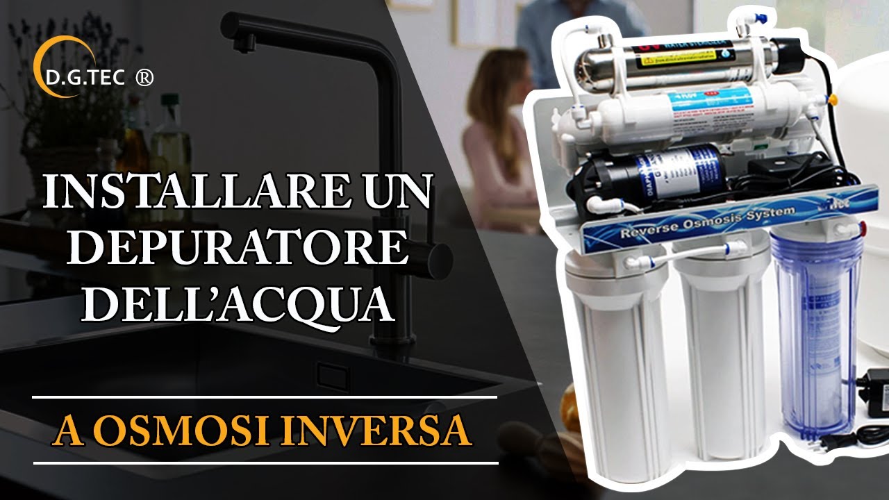 Come installare un depuratore per l'acqua domestico