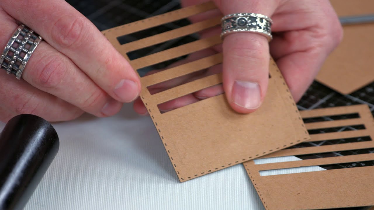 Inking Stitched Slots with Tim Holtz - Sizzix