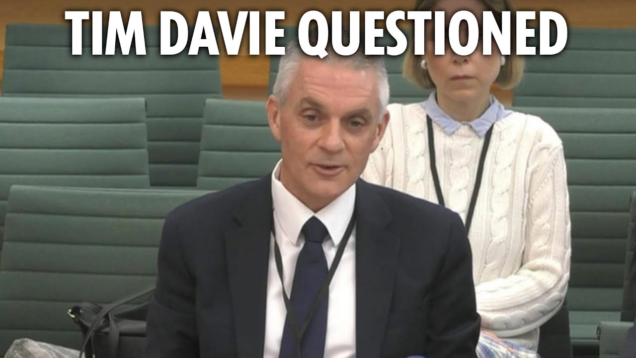 LIVE: BBC's Tim Davie questioned over Huw Edwards scandal