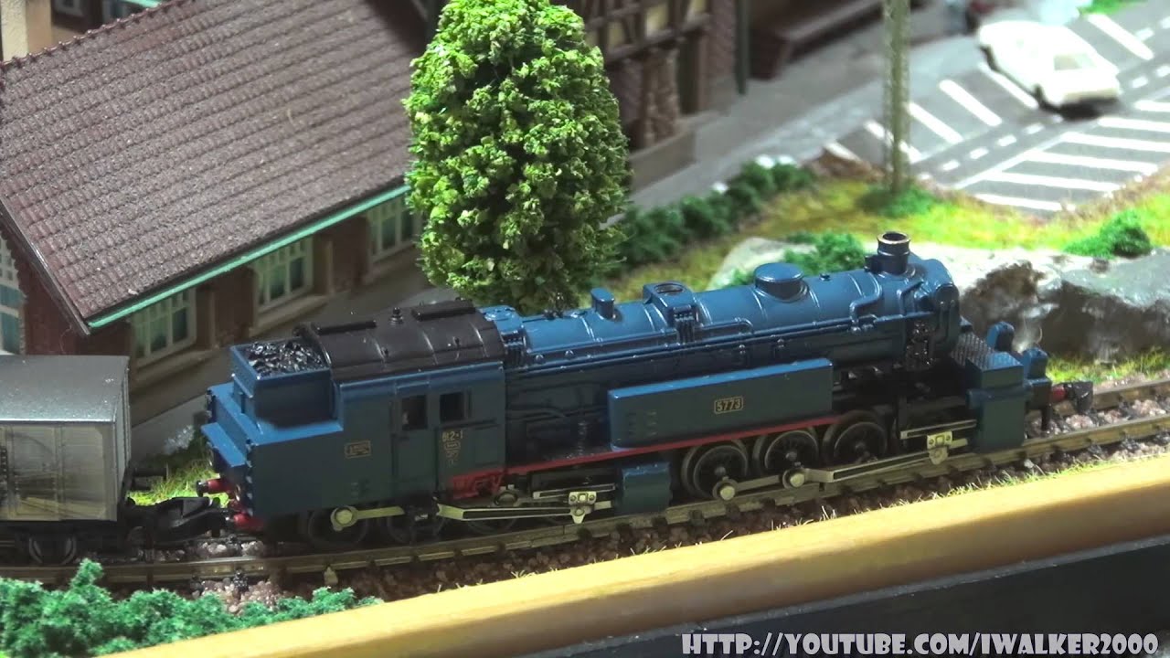 Хобби: ЖД модели Marklin Z scale - построил новый небольшой макет и паровоз Bavarian Gt 2x4/4