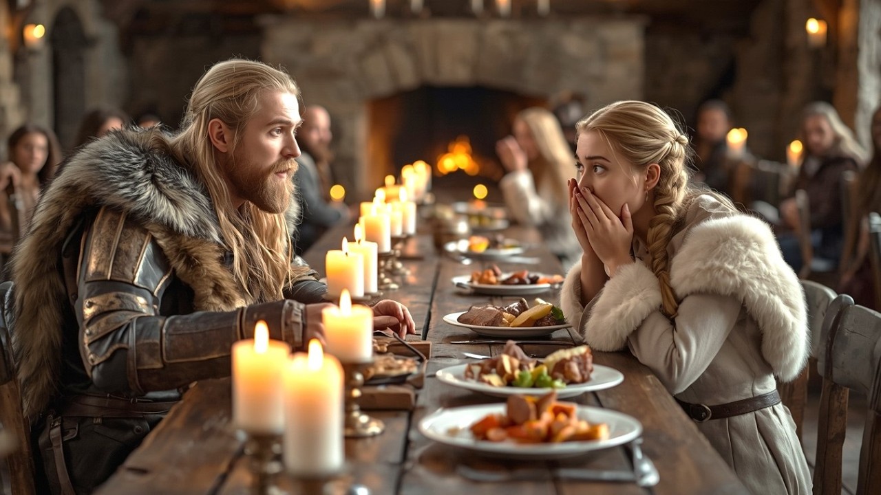 “Don’t Talk”—A Silent Omega Rescued the Alpha King During the Feast After Detecting a Scent Alone.