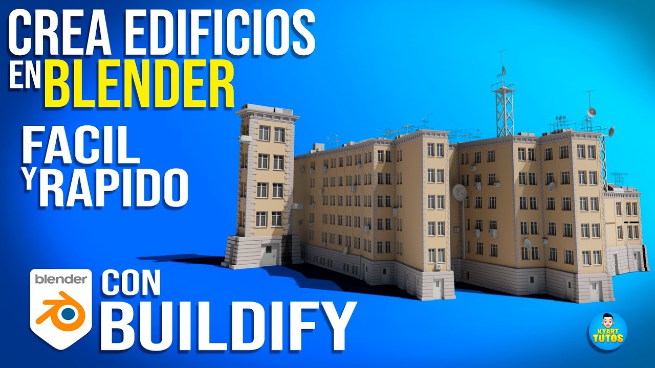 😱Создавайте здания в BLENDER🏢 легко и быстро!! с 💥 СТРОИТЬ 💥