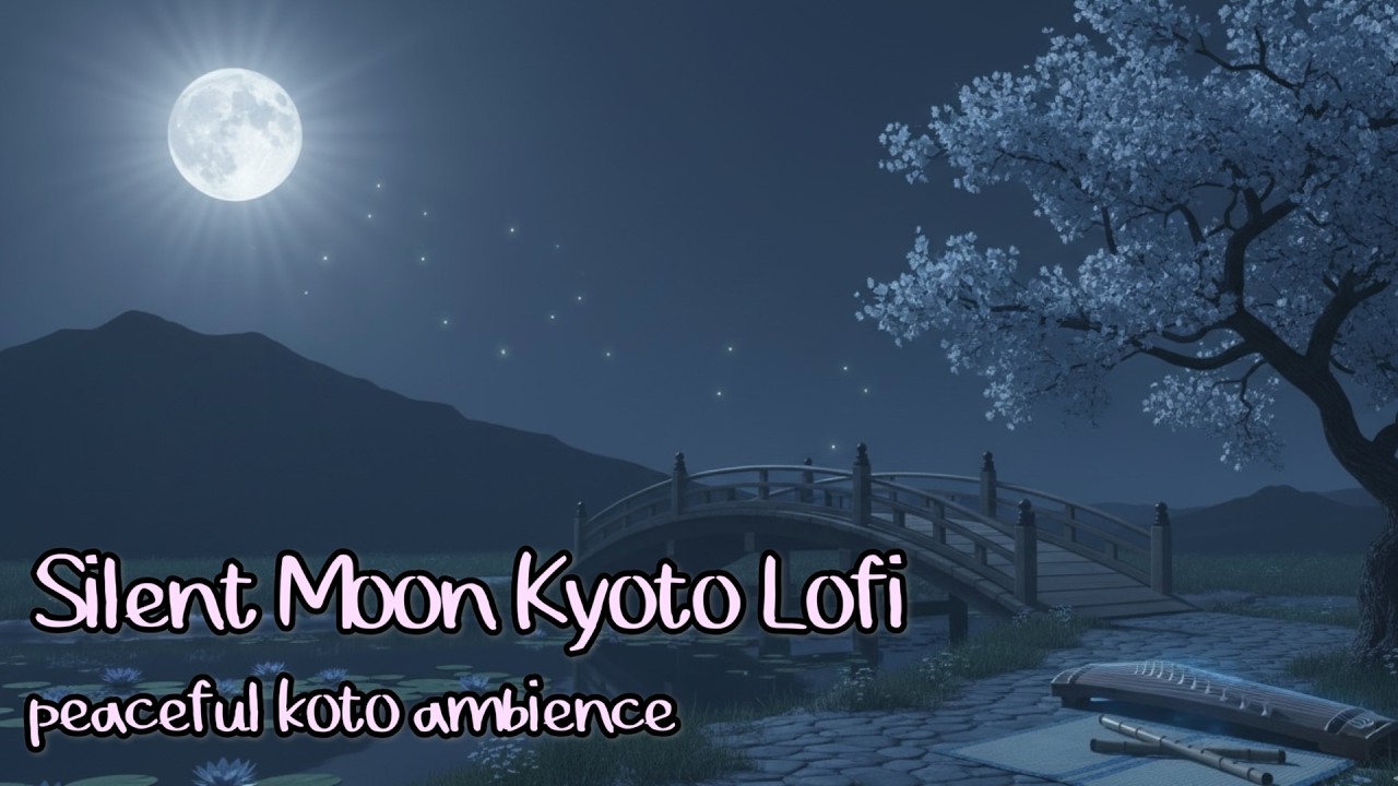 【BGM】Silent Moon Kyoto Lofi｜静寂の月夜Lo-fi