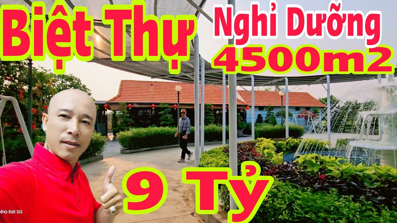 Giảm 50% Biệt Thự Nghỉ Dưỡng 4500m2 Đẳng Cấp Đại Gia 9Tỷ Bán Luôn | #bietthusaigon