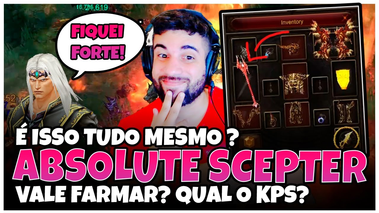 [MU GLOBAL] GANHEI UMA ABSOLUTE SCEPTER NO SPEED - E TUDO ISSO MESMO? VALE A PENA TER UMA NO DL?
