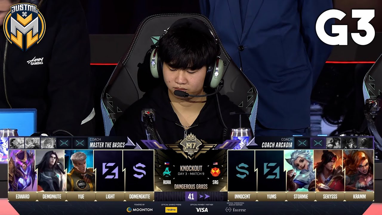 SRG vs RORA - GAME 3 |  KNOCKOUT STAGE DAY 3 | M7 World Championship