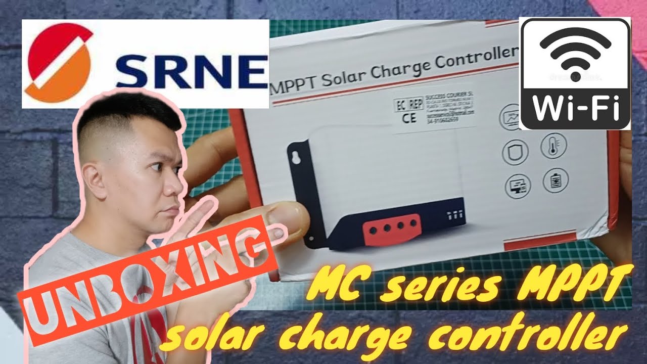 OFF-GRID SOLAR | SRNE MC SERIES 20A MPPT SOLAR CHARGE CONTROLLER MA2420N10 WITH WIFI ADAPTER WF-1