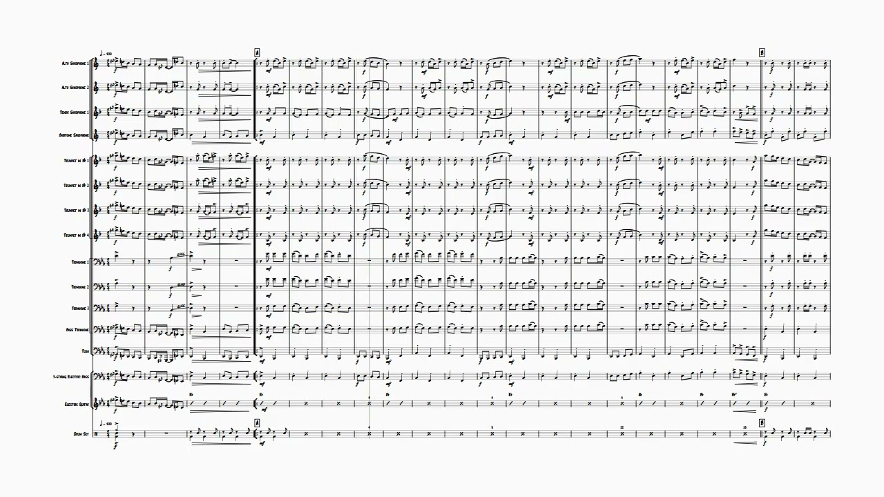 I've Got A Brand New Combine Harvester for Jazz Ensemble arr. Andee Birkett
