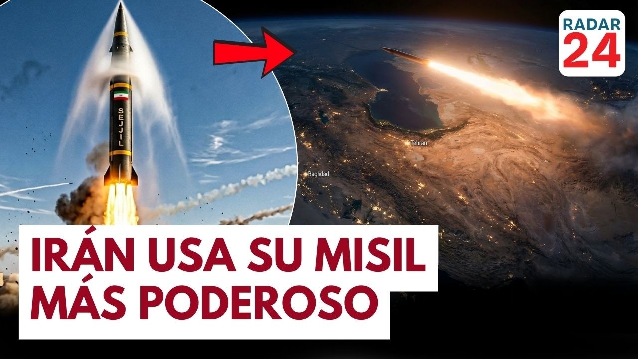 🟠 IRÁN USA SU MISIL MÁS TEMIDO: 'SEJIL', EL ARMA CAPAZ DE DESTRUIR ISRAEL | #RADAR24