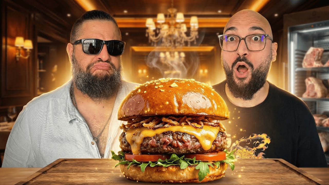جربنا برغر ب 100 دت !! 🍔