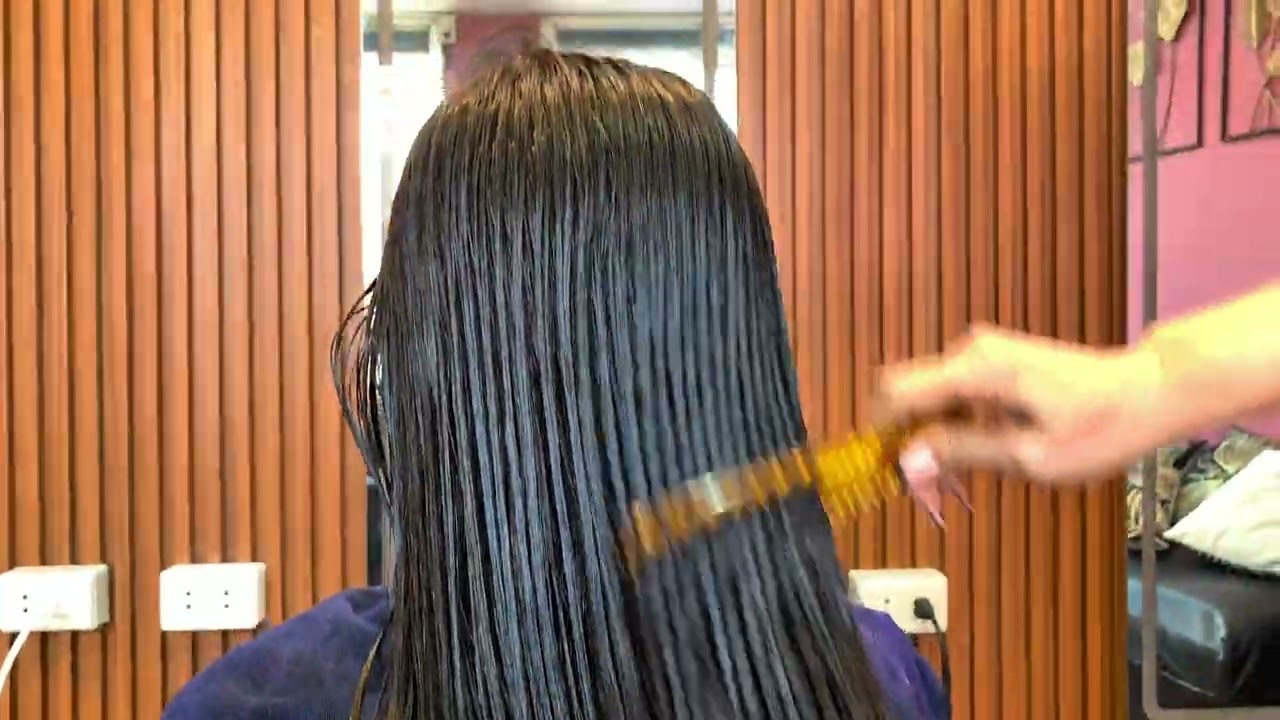 Keratin Opti-Straight treatment full tutorial.