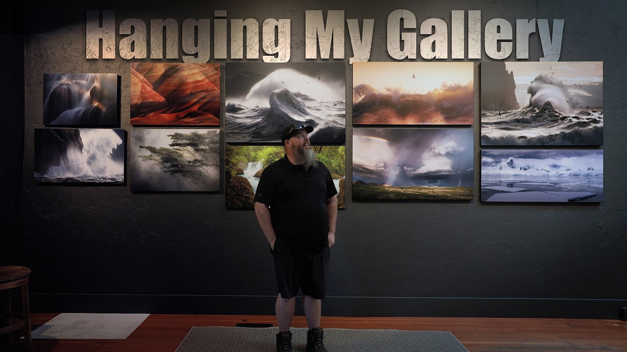 Hanging Prints in my Gallery! // Creating a Photography Gallery