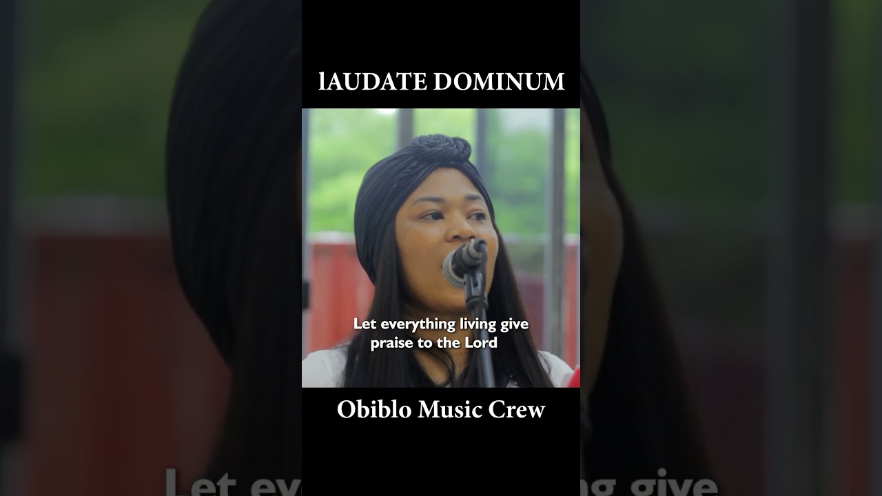 Laudate Dominum by Taize || Live rendition at mass by Obiblo Music rendition || Catholic Latin song