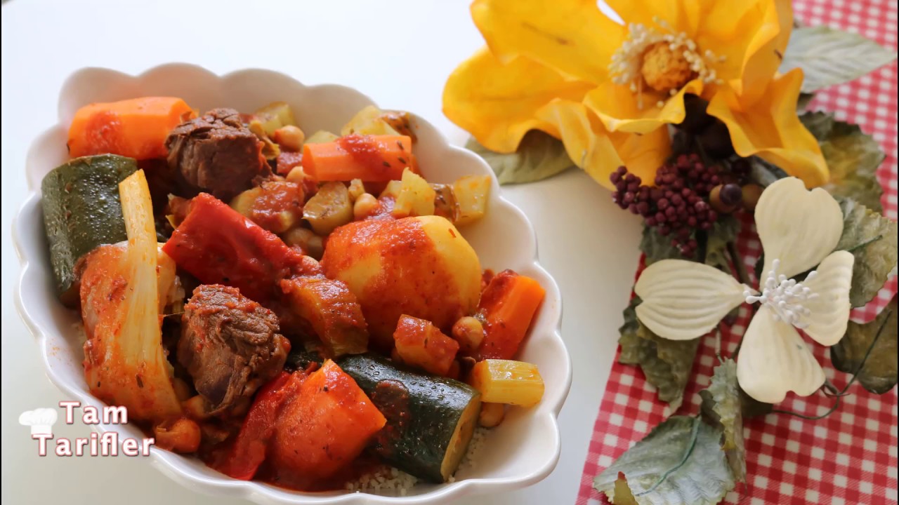 Arapların yaptıkları ve benimde vazgeçemediğim sebzeli cous cous tarifi / TamTarifler